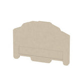 Weidmuller Partition plate, dark beige, 36.2 x 50.5 x 2.5mm Weidmuller